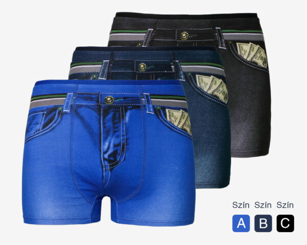 Férfi pamut boxer L-XXXL 1db