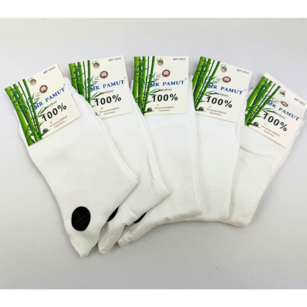 Férfi Bamboo Pamut Zokni Féher 30 Pár