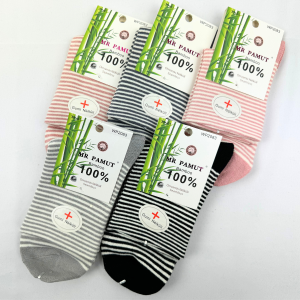 Női Bamboo Guminélküli Pamut Zokni 30 Pár