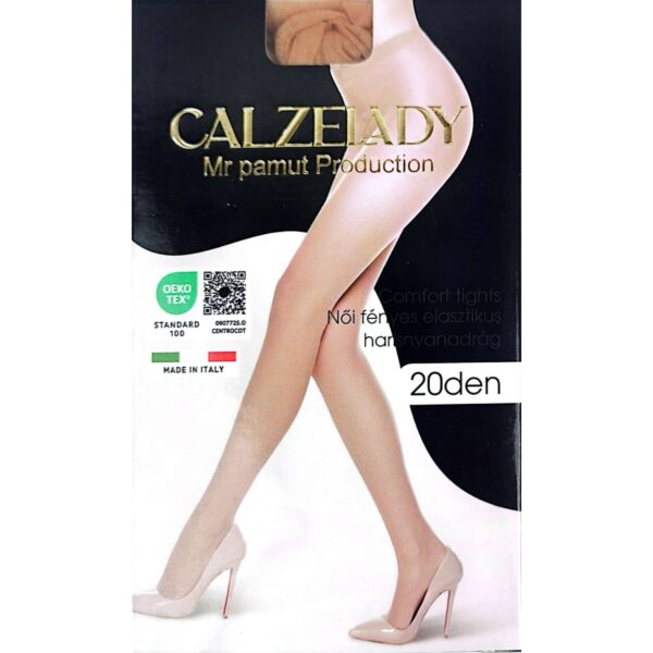 CALZELADY Női fényes elasztikus harisnyanadrág
